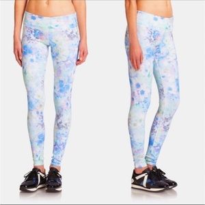 Alo Yoga Floral Pastel Watercolor Airbrushed Leggings